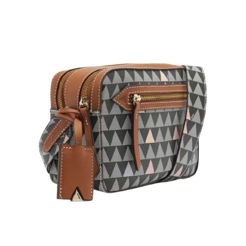 Bolsa Tiracolo Lili Triangle Preta