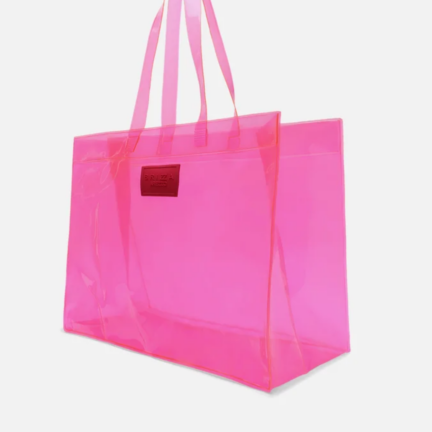 Bolsa Brizza Shopping Rosa Vinil Liz Grande