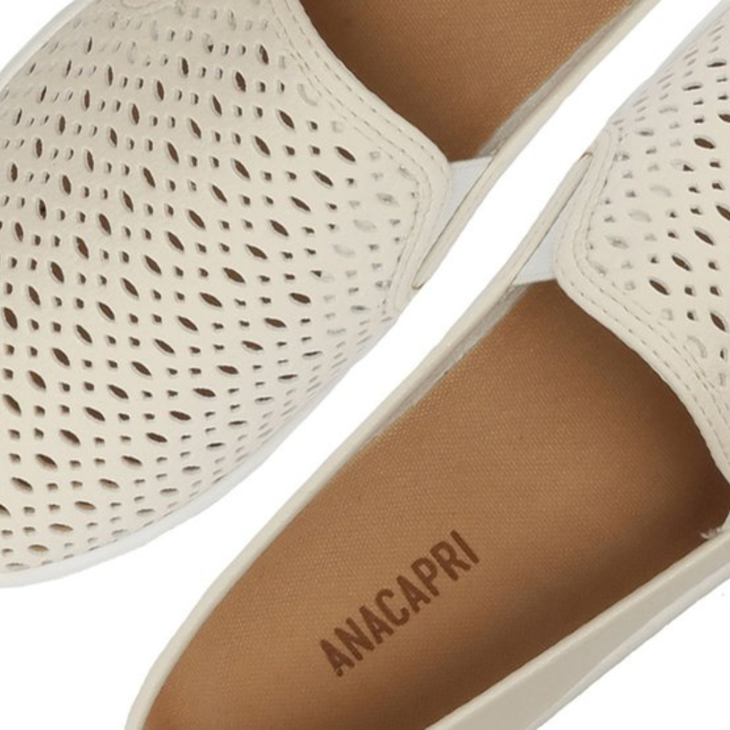 Tênis Anacapri Slip On Branco Ana