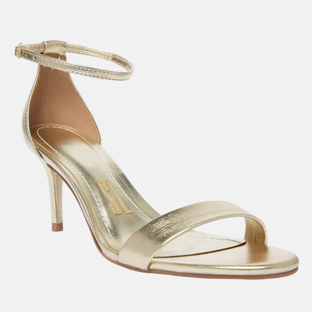 Sandália Santa Lolla Metallic Soft Ouro Light