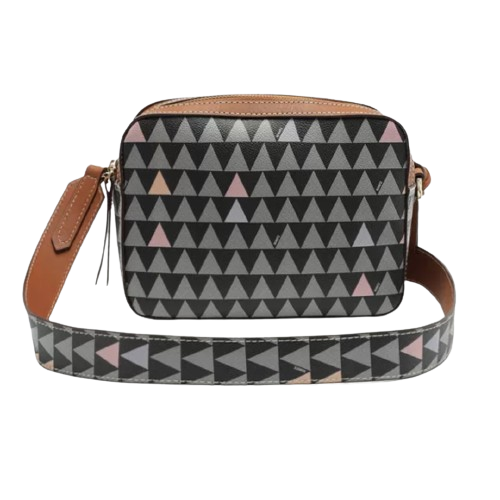 Bolsa Tiracolo Lili Triangle Preta