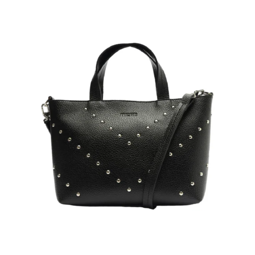 Bolsa Anacapri Bag Tote Tachas Preto