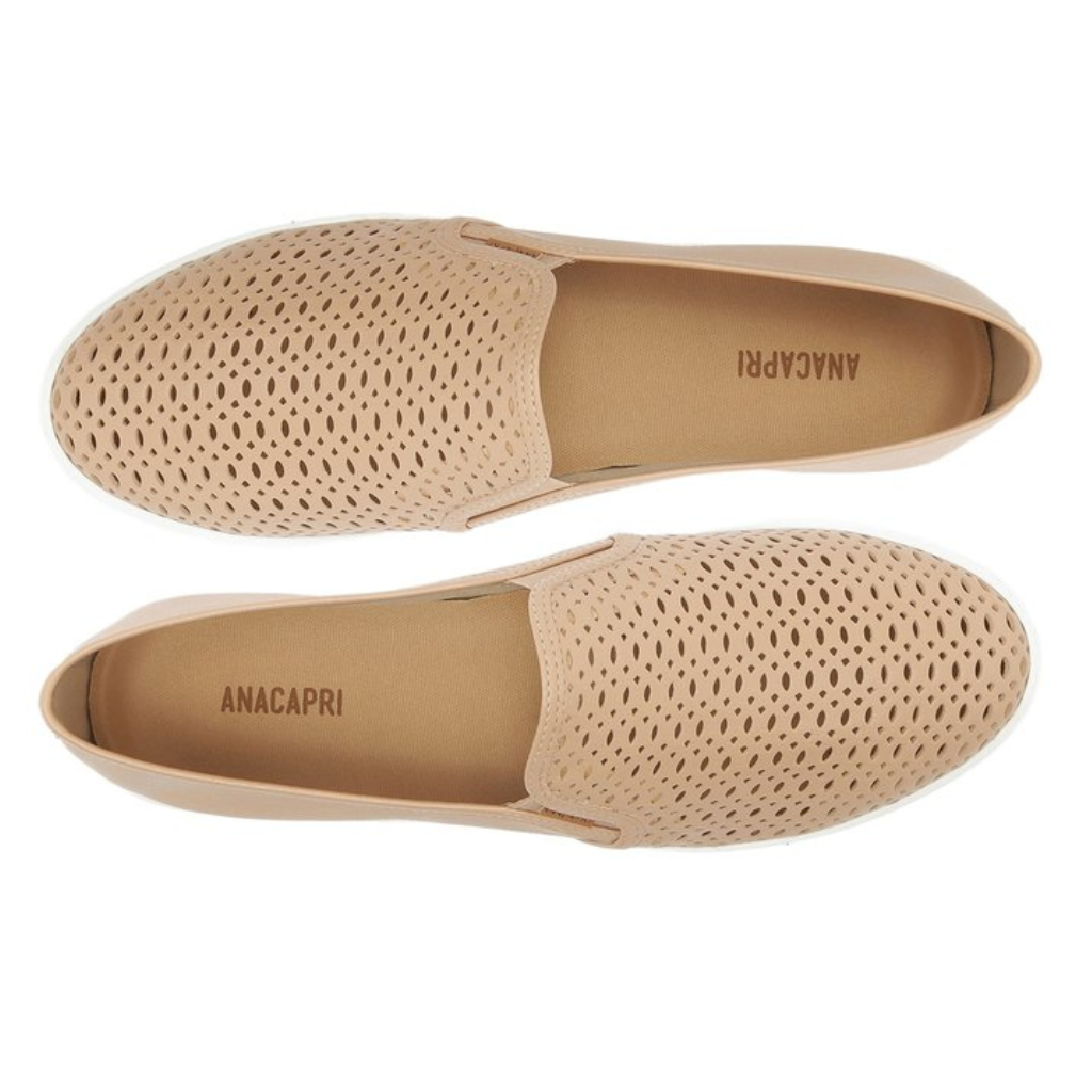 Tênis Anacapri Nude Slip On Ana