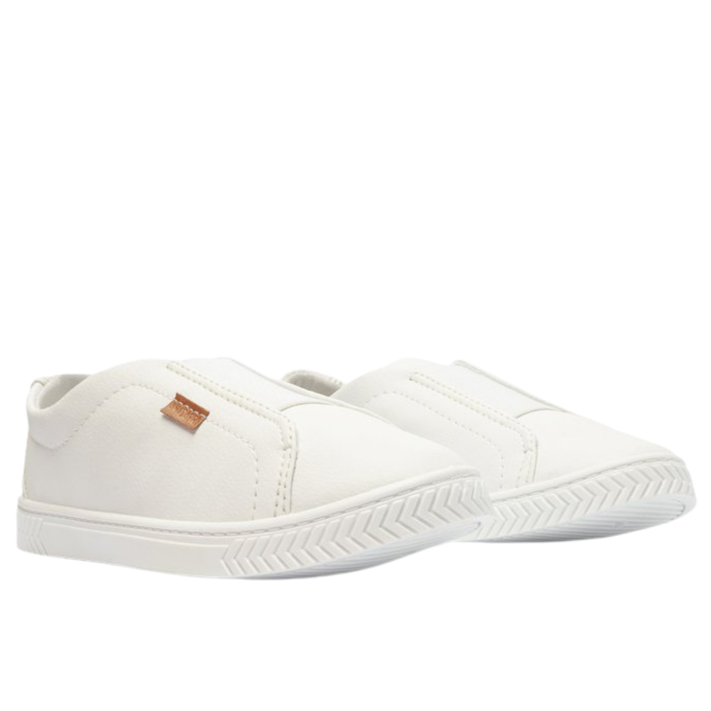 Tênis Anacapri Slip On Branco Elástico