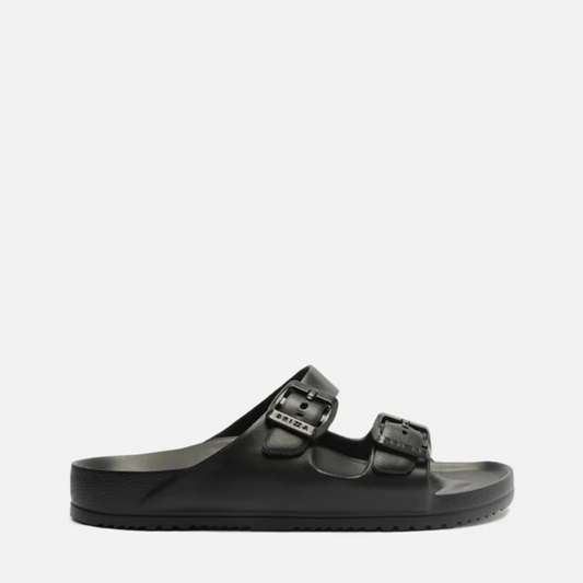 Slide Brizza Preto Flatform Tiras