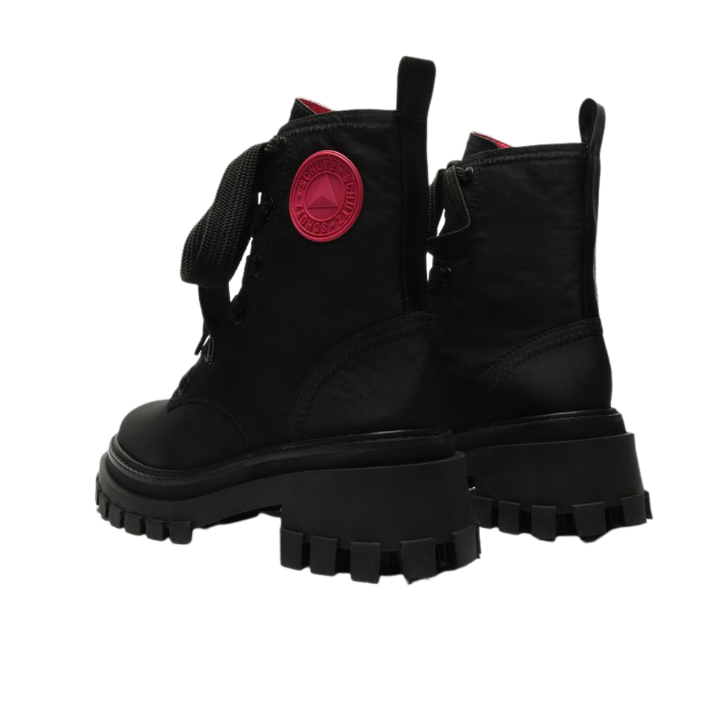 Bota Schutz Coturno Tratorado Nylon Preto