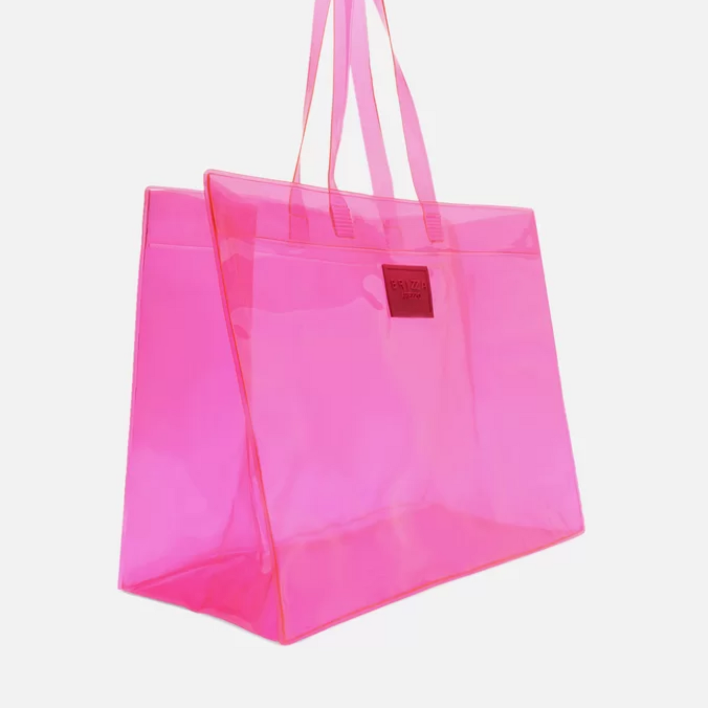 Bolsa Brizza Shopping Rosa Vinil Liz Grande