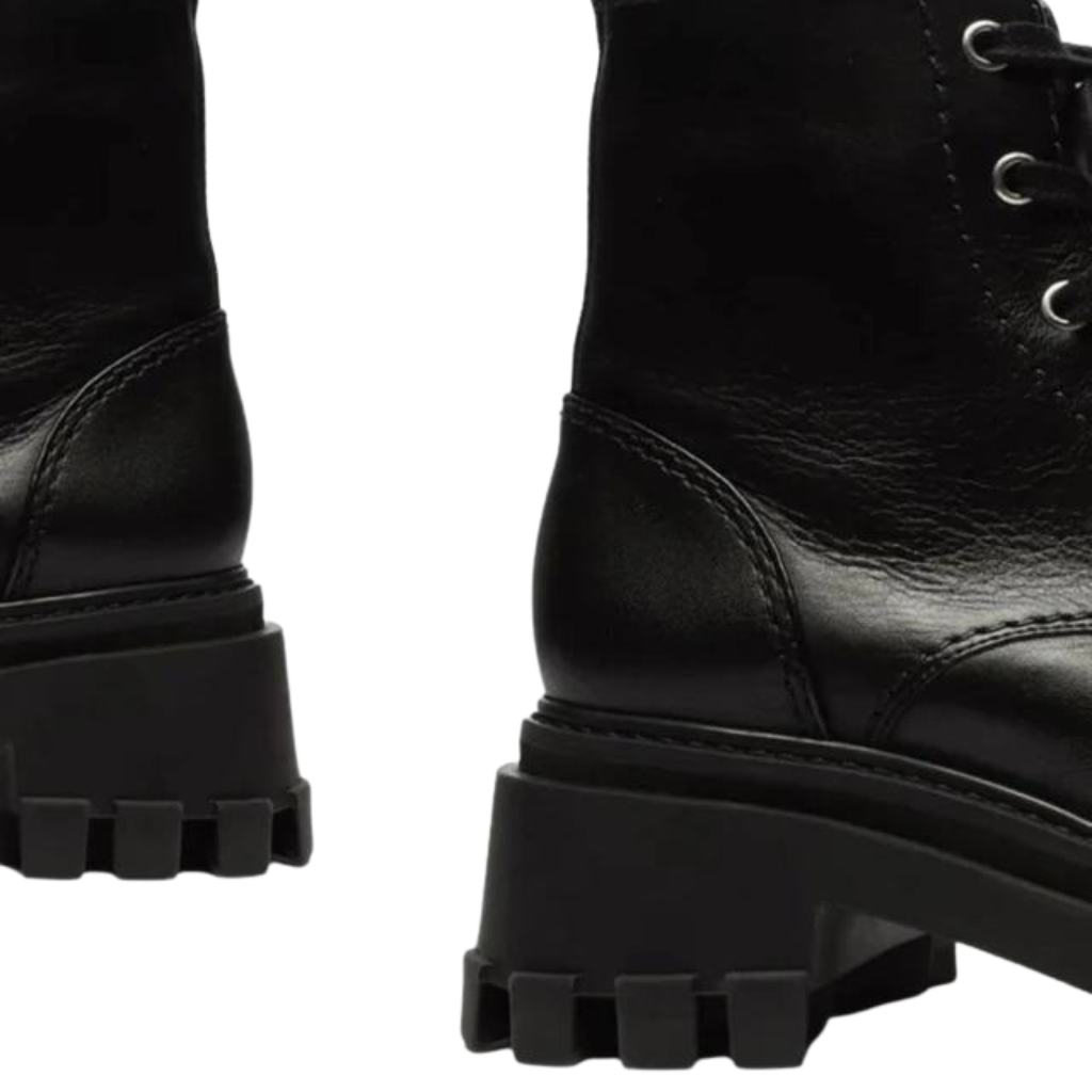 Bota Coturno Schutz Cano Curto Tratorado Preto