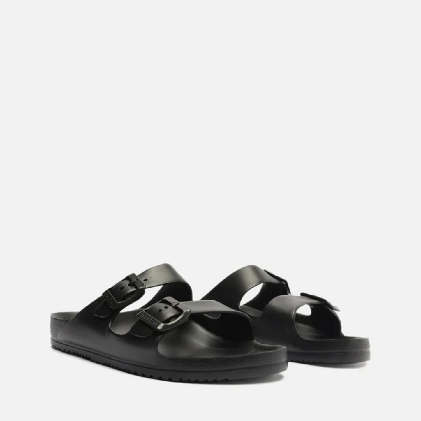 Slide Brizza Preto Flatform Tiras