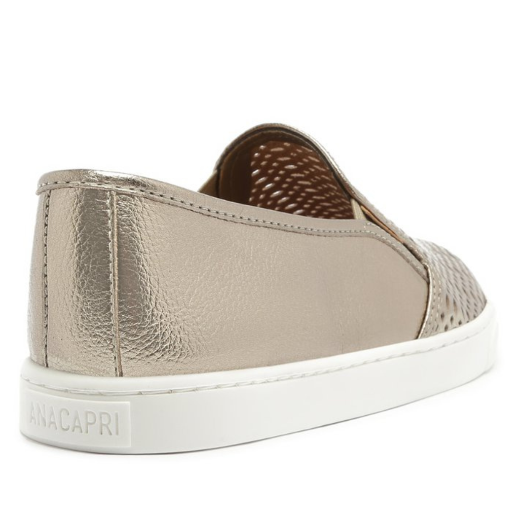 Tênis Anacapri Slip On Prateado Ana