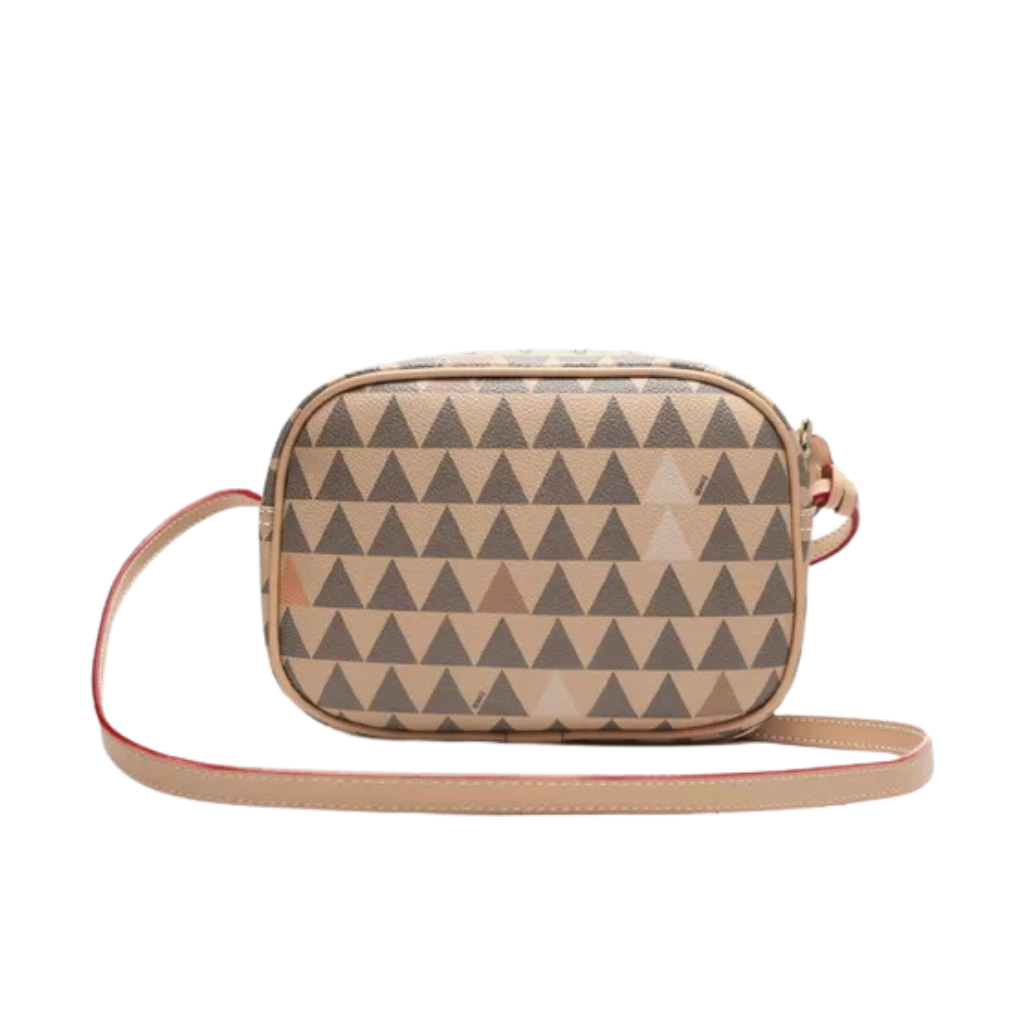 Mini Bolsa Schutz Tiracolo Kate New Triangle Amendoa