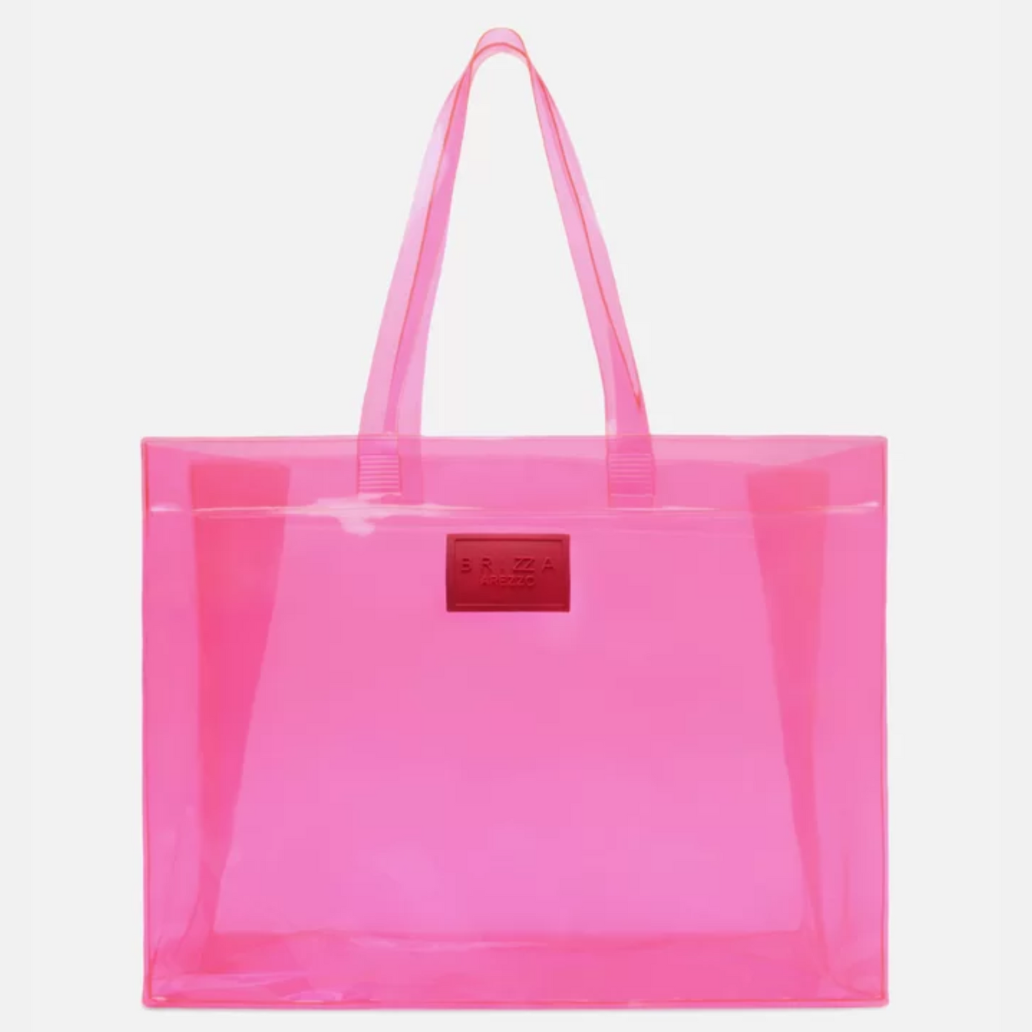 Bolsa Brizza Shopping Rosa Vinil Liz Grande