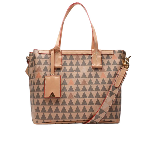 Bolsa Mini Schutz Nina Triangle Amendoa