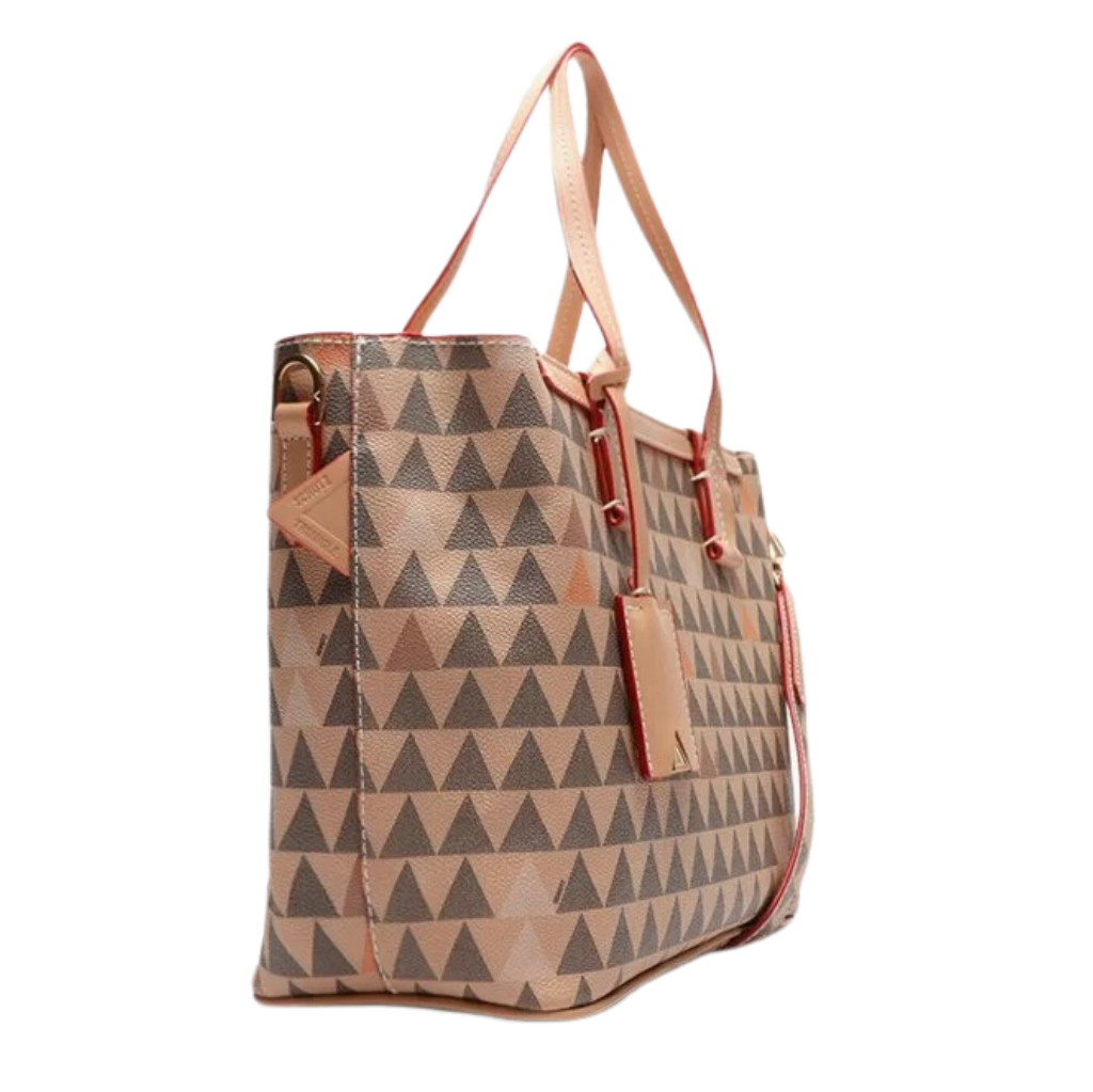 Bolsa Mini Schutz Nina Triangle Amendoa