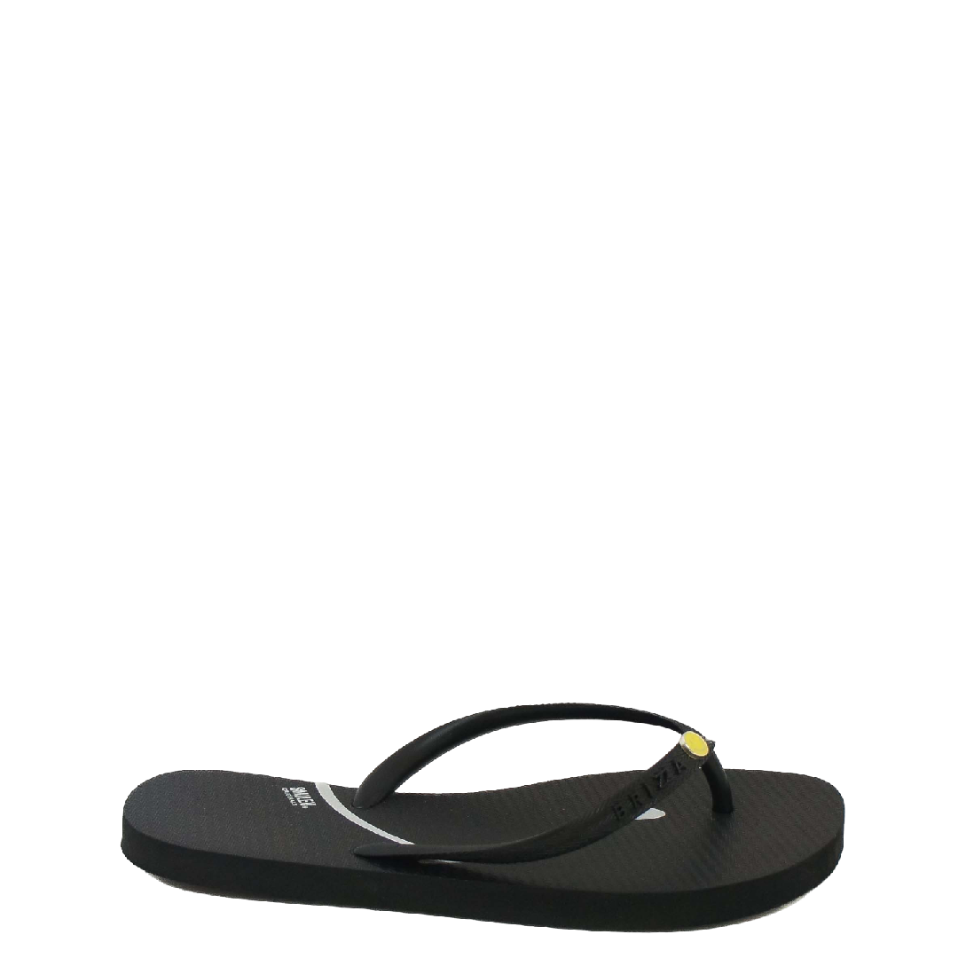 Chinelo de Dedo Brizza Arezzo Smiley Preto