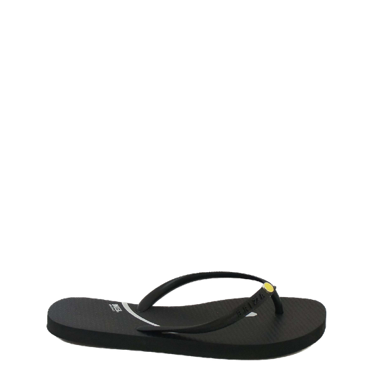 Chinelo de Dedo Brizza Arezzo Smiley Preto