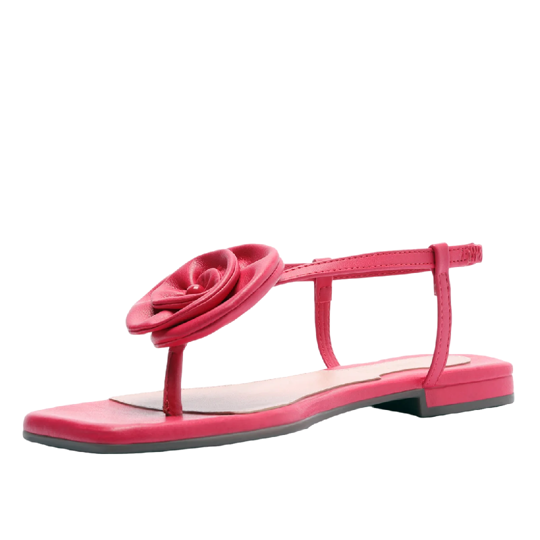 Sandália Anacapri Slim Flor Rosa