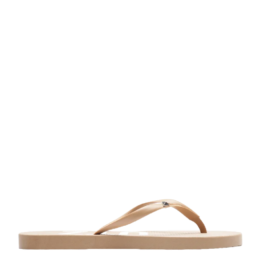 Chinelo Schutz Flip Flop Triangle Bege