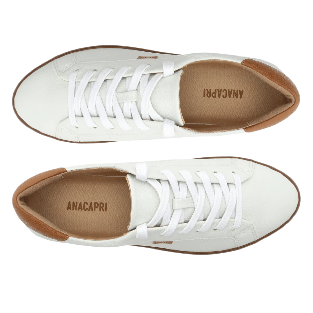 Tênis Anacapri Branco Flatform Paula