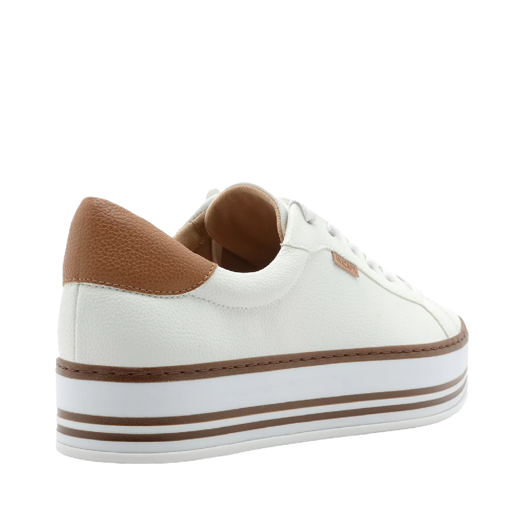 Tênis Anacapri Branco Flatform Paula