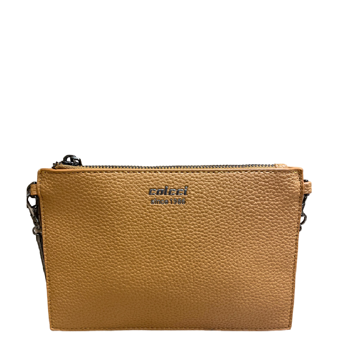 Bolsa Crossbody Colcci Letter Caramelo