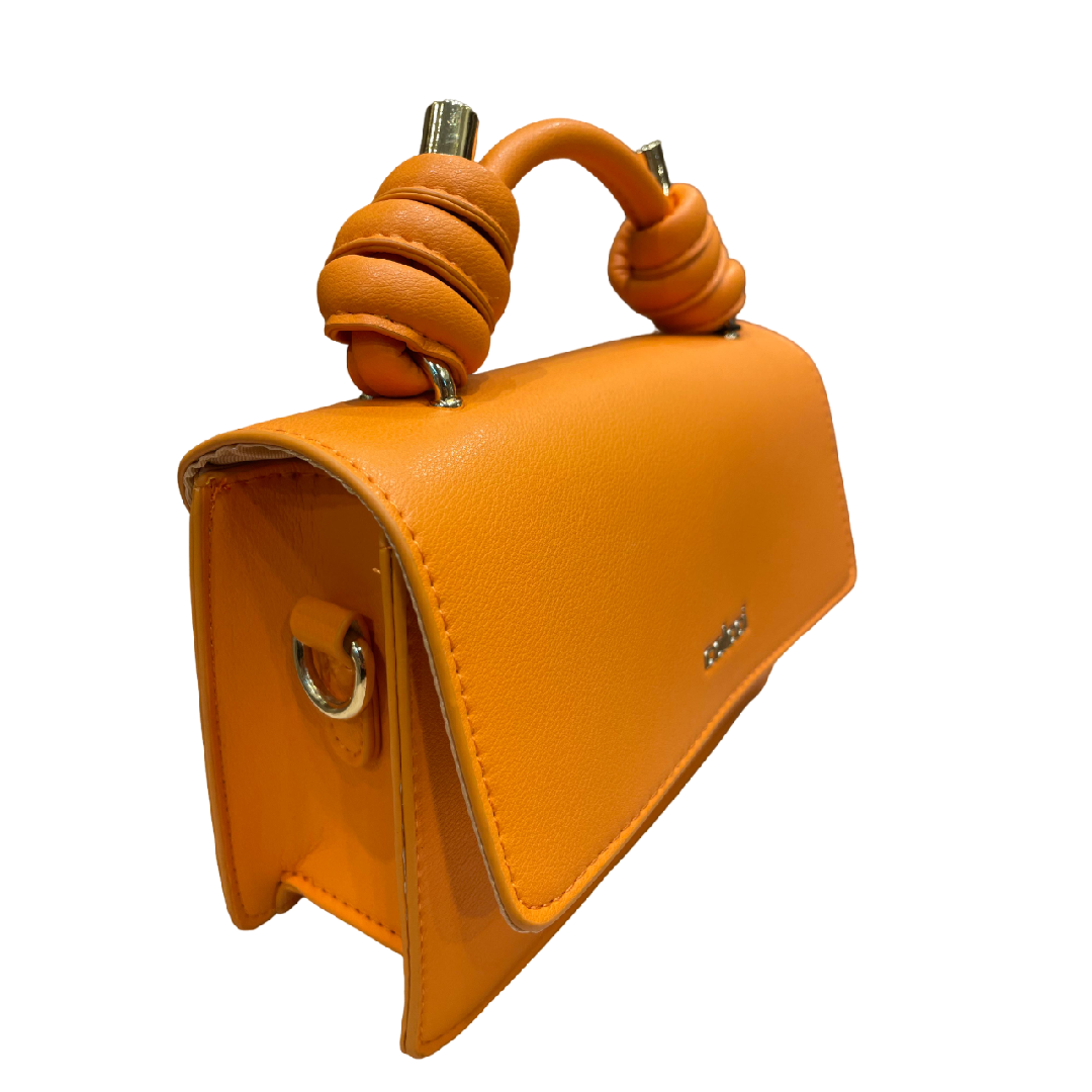 Bolsa Shoulder Colcci Knot Laranja