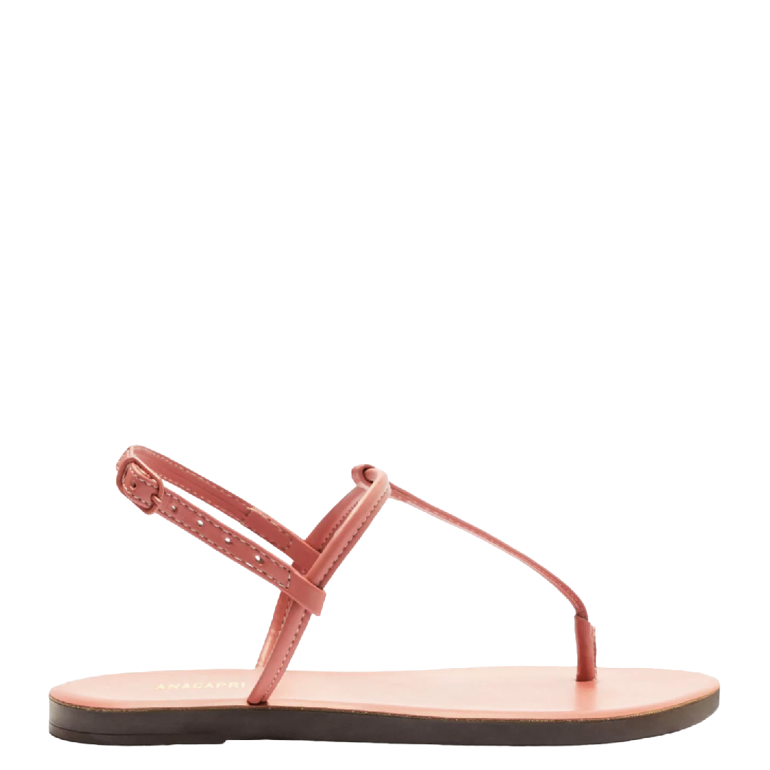 Sandália Anacapri Slim Monocolor Rosa