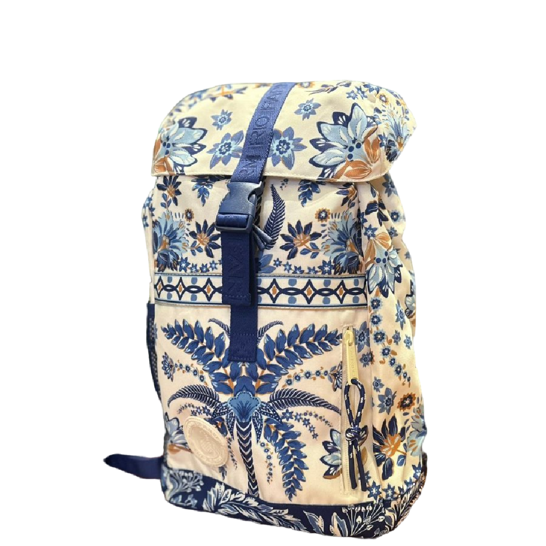 Mochila Farm Coisa Nossa Estampa Encanto Tropical Azul