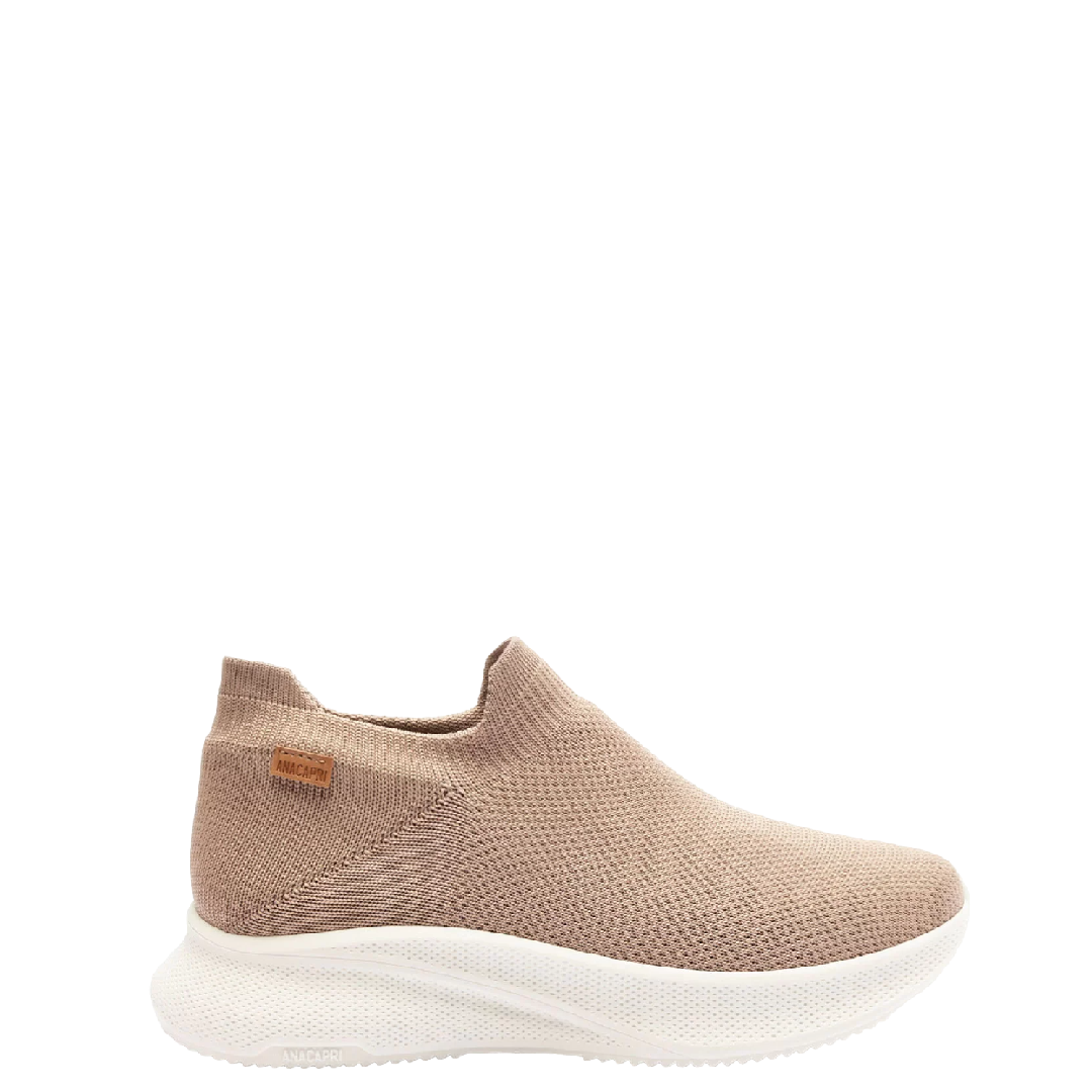 Tênis Anacapri Slip On Sporty Knit Mono Bege