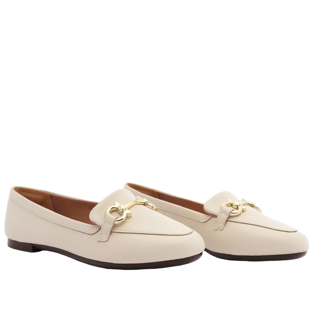 Mocassim Anacapri Bridão Classy Minimal Branco