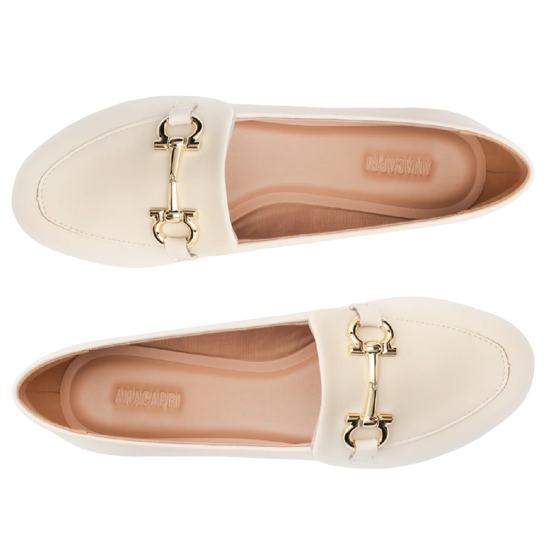 Mocassim Anacapri Bridão Classy Minimal Branco