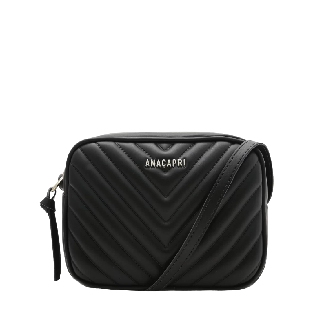 Bolsa Crossbody Anacapri Preta Cairo