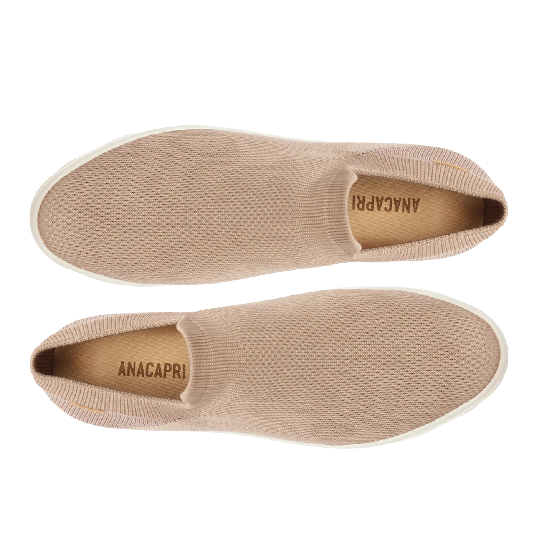 Tênis Anacapri Slip On Knit Mono Bege