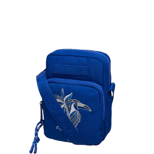 Bolsa Farm Da Gema Encanto Tropical Azul