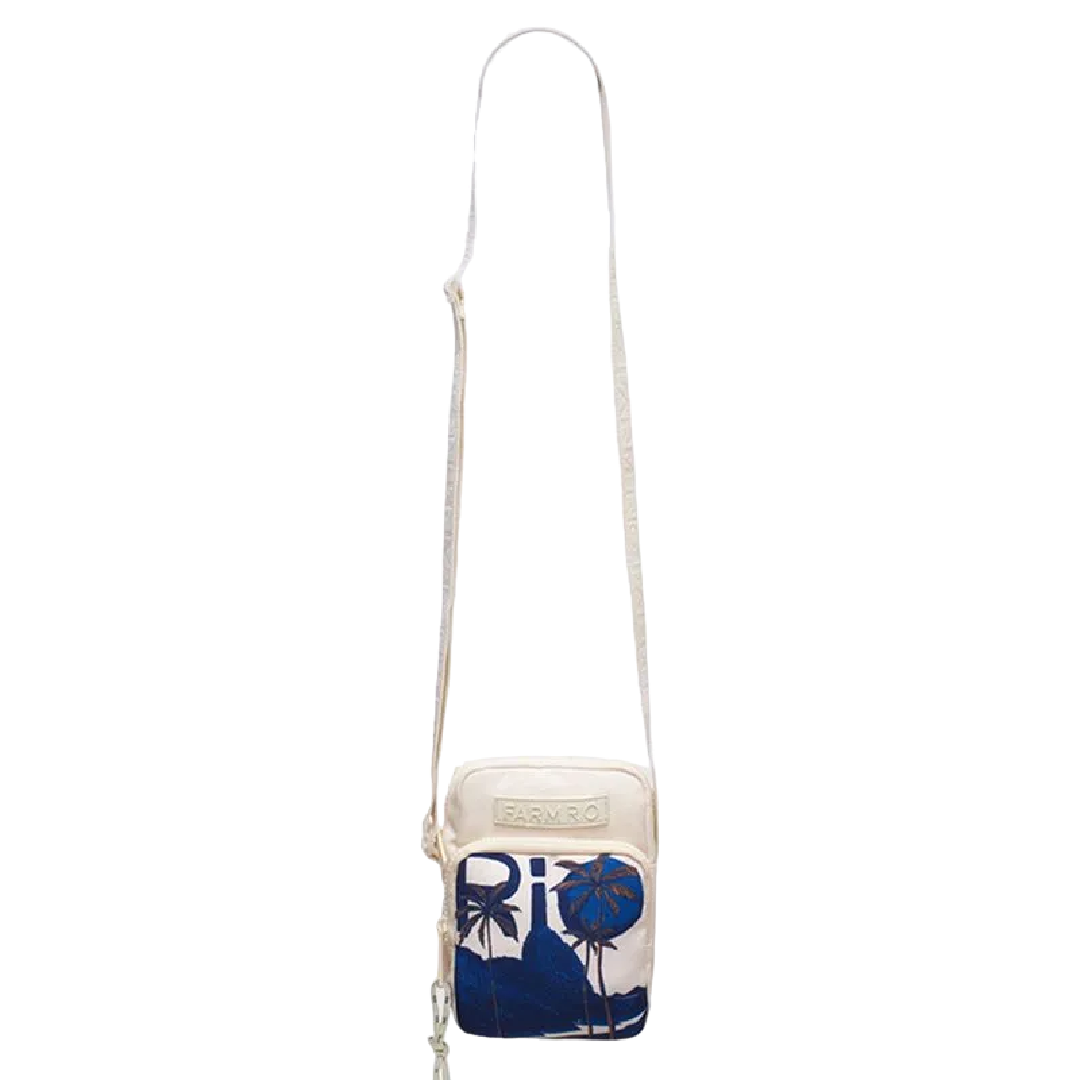 Bolsa Farm Da Gema Encanto Tropical Off White