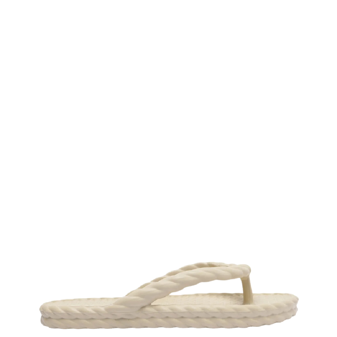 Chinelo de Dedo Brizza Arezzo Off-White Marrocos