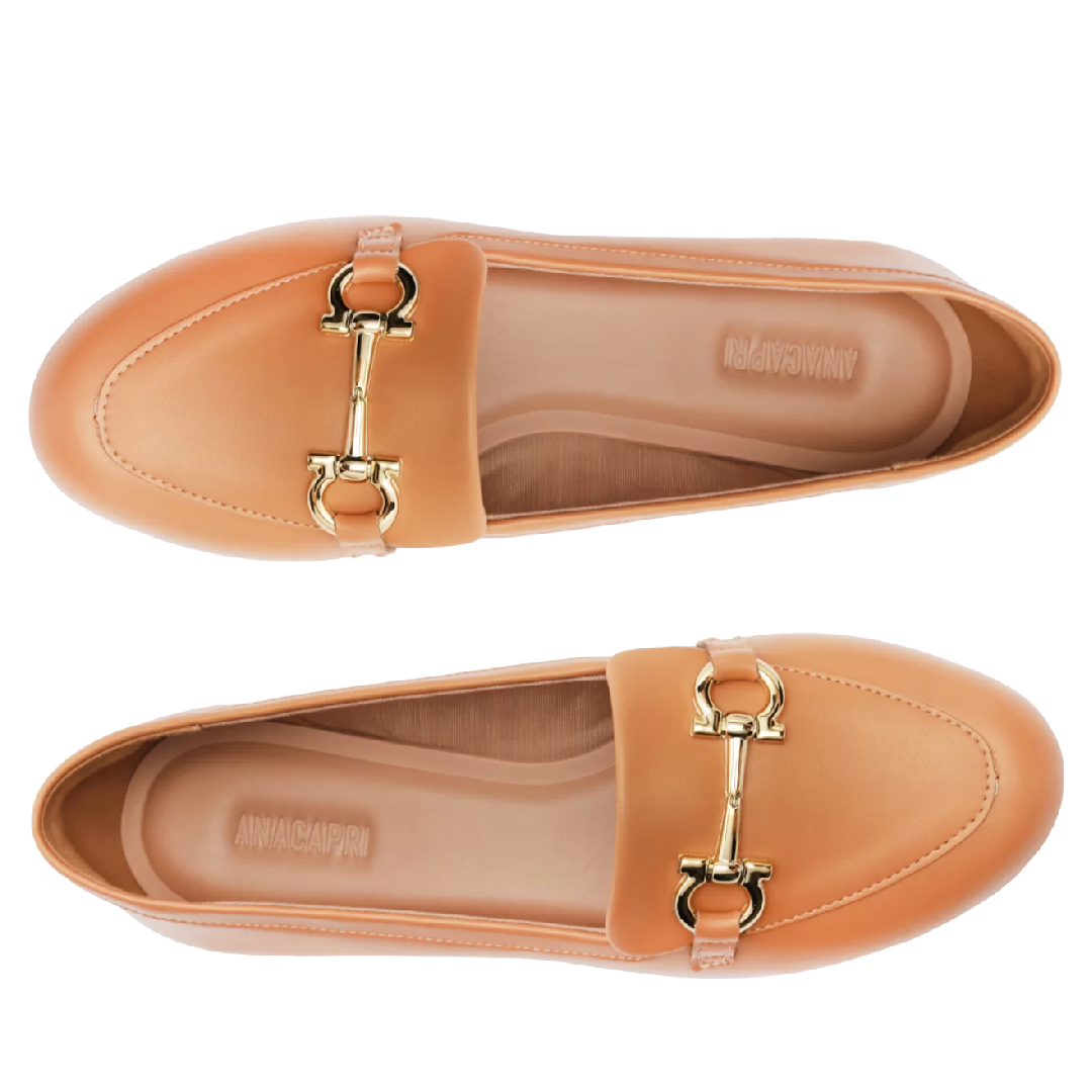 Mocassim Anacapri Bridão Classy Minimal Marrom