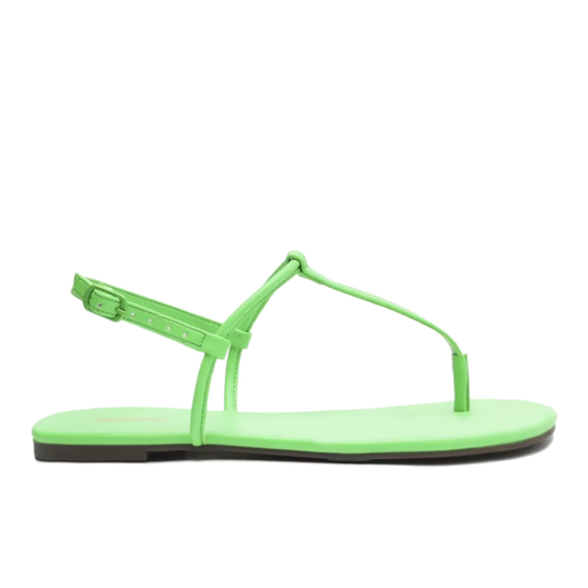 Rasteira Anacapri Verde Neon Slim