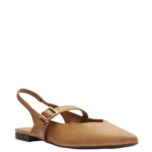 Sapatilha Slingback Anacapri Bico Fino Nude