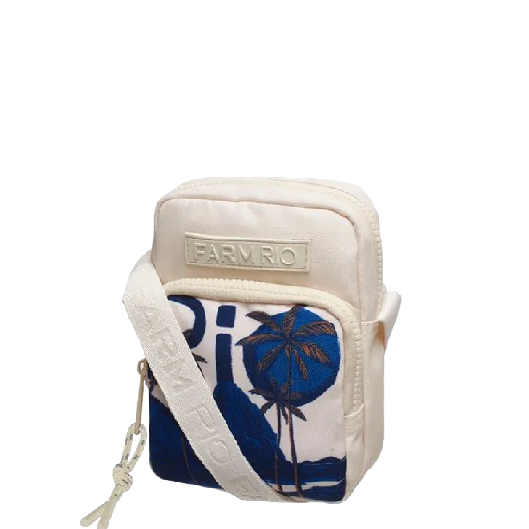 Bolsa Farm Da Gema Encanto Tropical Off White