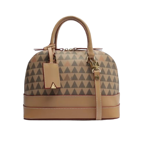 Bolsa Tote Tiracolo Grande Triangle Nude