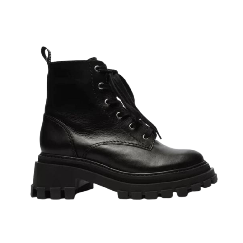 Bota Coturno Schutz Cano Curto Tratorado Preto